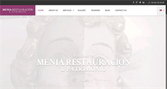 Desktop Screenshot of meniarestauracion.com